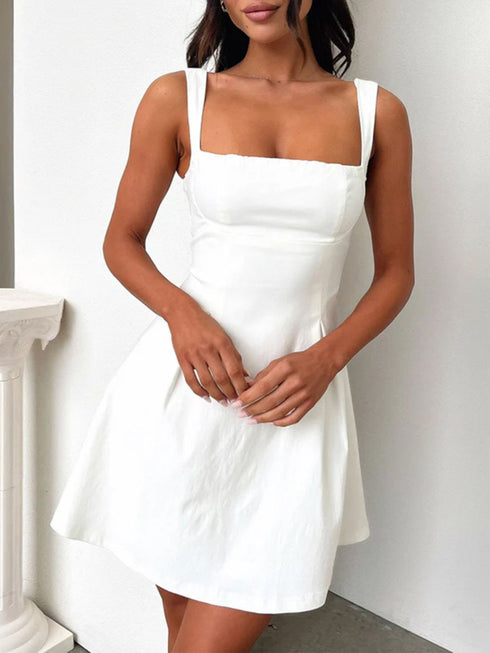 'Xiomara' Low Cut Mini Dress - Celes Fashion